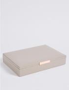 Marks & Spencer Medium Sleek Jewellery Box Beige