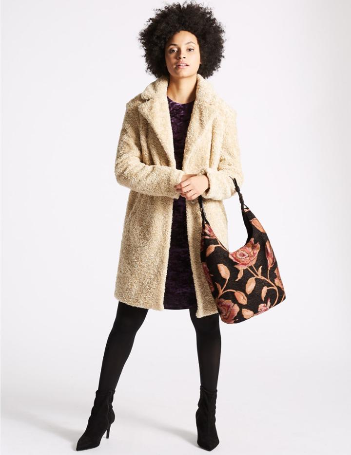 Marks & Spencer Sling Hobo Bag Black Mix