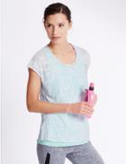 Marks & Spencer Double Layer T-shirt Mint Mix