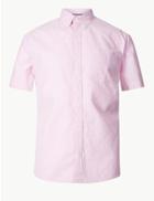 Marks & Spencer Pure Cotton Oxford Shirt Pink