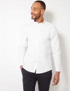 Marks & Spencer Slim Fit Oxford Shirt With Stretch White