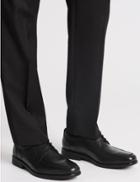 Marks & Spencer Leather Lace-up Shoes With Airflex &trade; Black