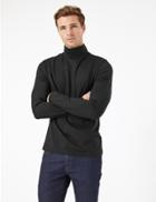 Marks & Spencer Cotton Rich Roll Neck Top