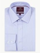 Marks & Spencer Pure Cotton Regular Fit Shirt Lilac Mix