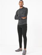 Marks & Spencer Active Long Sleeve Top Charcoal