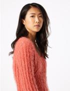 Marks & Spencer Textured V-neck Jumper Hot Bronze