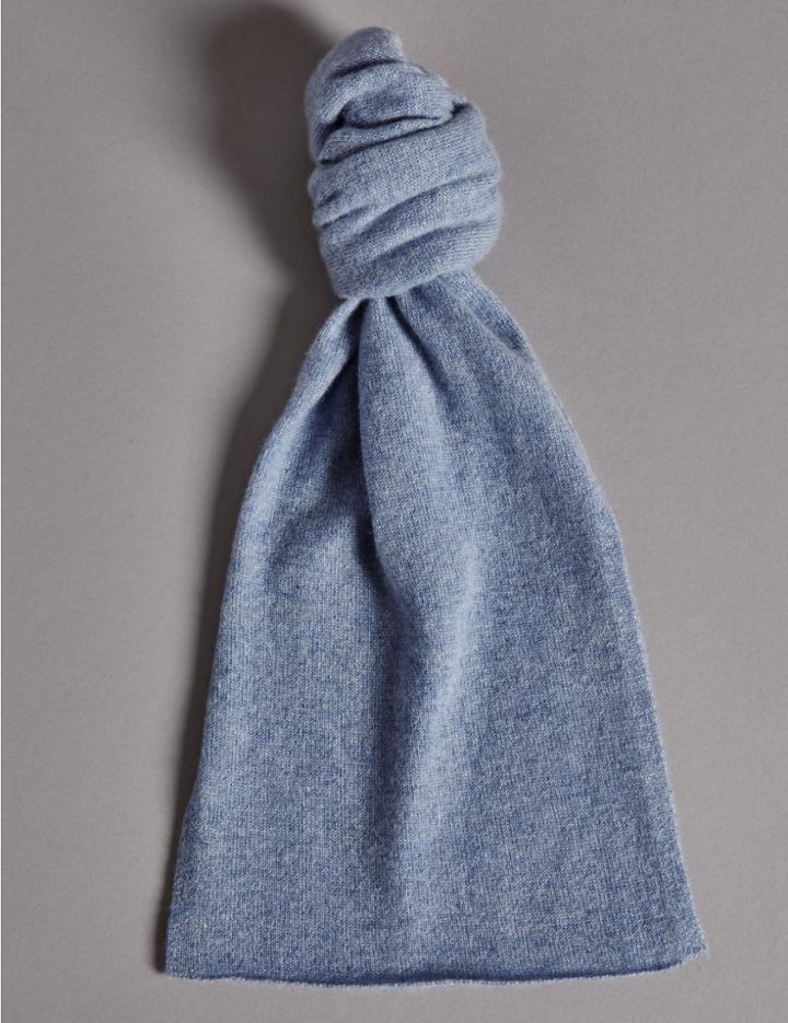 Marks & Spencer Pure Cashmere Scarf Pale Blue