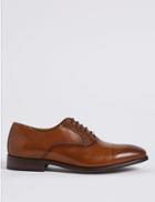 Marks & Spencer Leather Lace-up Oxford Shoes Tan