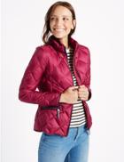 Marks & Spencer Down & Feather Jacket With Stormwear&trade; Raspberry