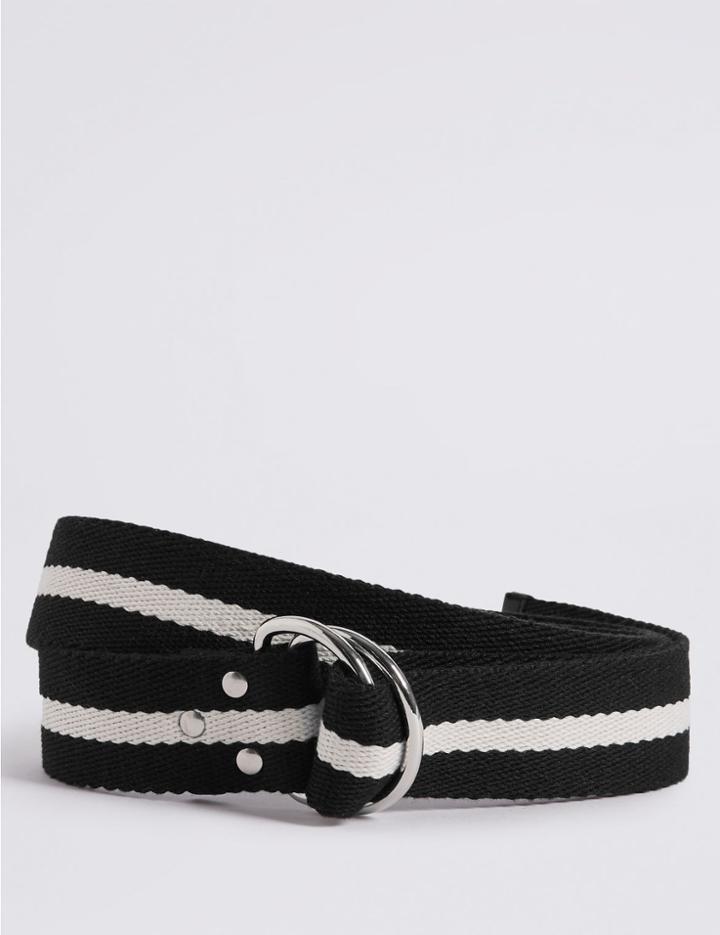 Marks & Spencer Webbing Waist Hip Belt Black Mix