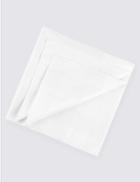 Marks & Spencer 10 Pack Pure Cotton Anti-bacterial Handkerchiefs White