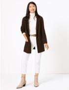 Marks & Spencer Eco Relaxed Fit Cardigan Raisin