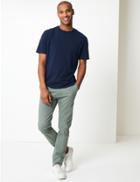 Marks & Spencer Skinny Fit Chinos With Stretch Sea Green