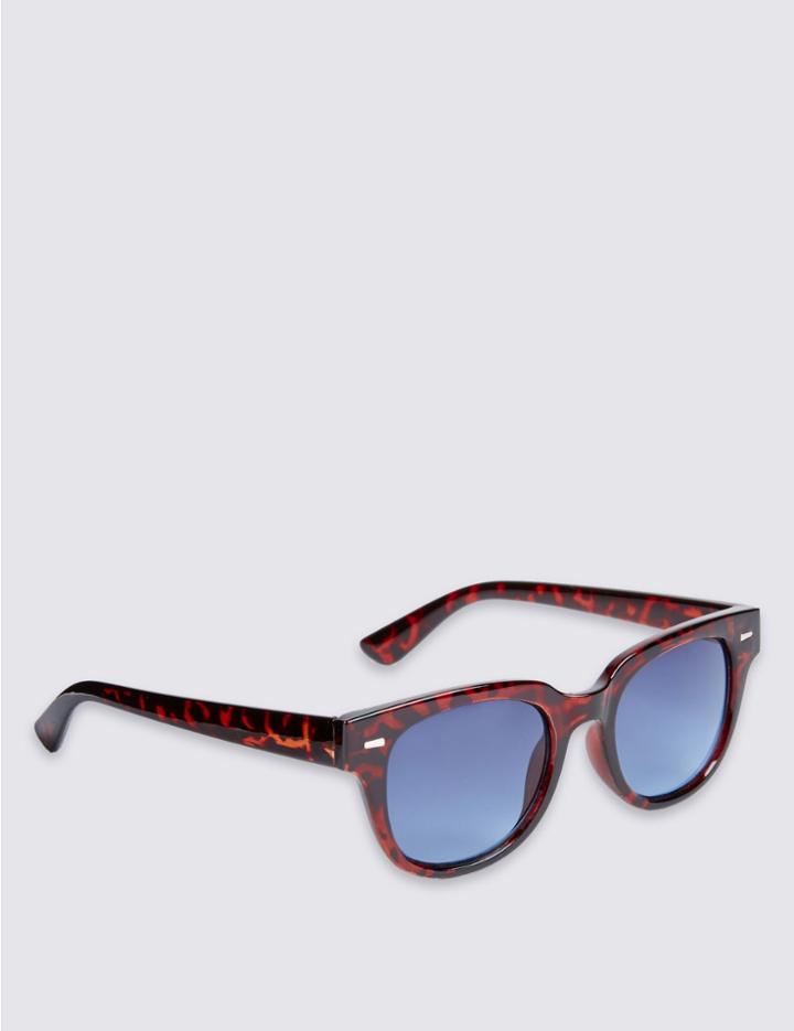Marks & Spencer Modern Retro Sunglasses Brown Mix