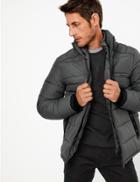 Marks & Spencer Quilted Jacket With Thermowarmth&trade; Grey