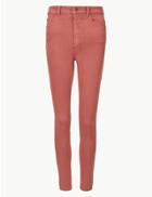 Marks & Spencer Mid Rise Super Skinny Jeans Terracotta