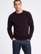 Marks & Spencer Chenille Textured Jumper Dark Purple