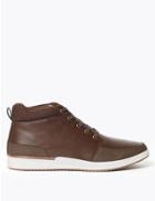 Marks & Spencer Cupped Sole Casual Boots Brown