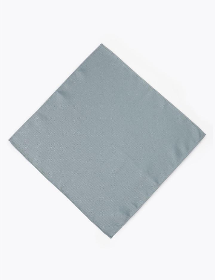 Marks & Spencer Twill Pocket Square Medium Grey