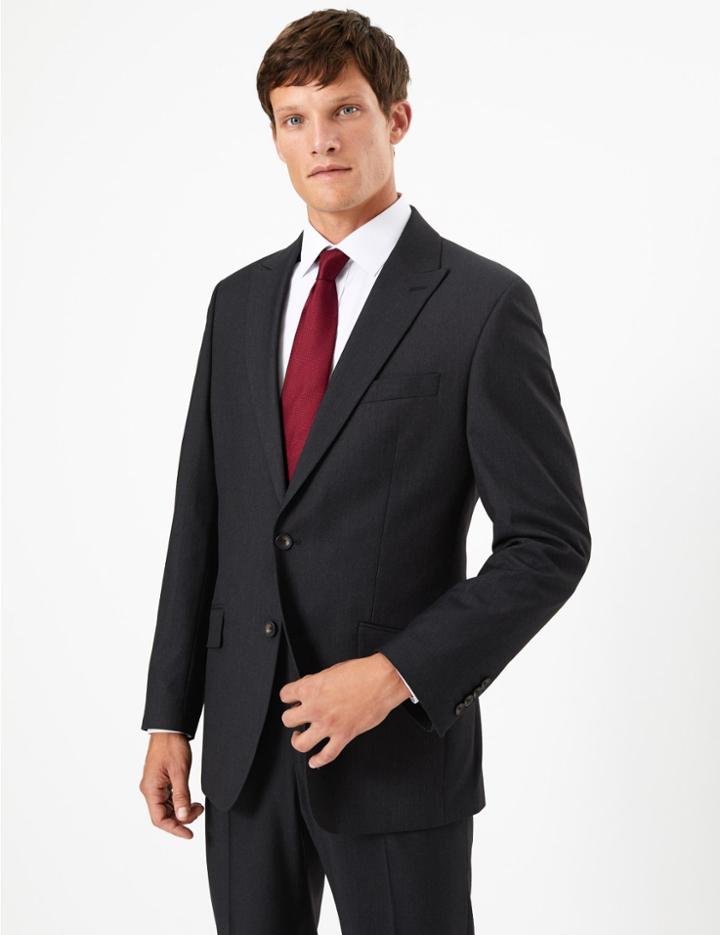 Marks & Spencer Regular Fit Jacket Charcoal