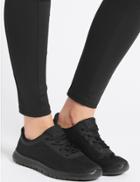 Marks & Spencer Shimmer Lace-up Trainers Black