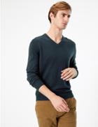 Marks & Spencer V Neck Jumper Navy
