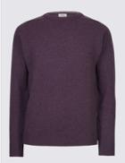 Marks & Spencer Pure Lambswool Jumper Purple