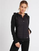 Marks & Spencer Printed Long Sleeve Hooded Top Black Mix