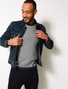 Marks & Spencer Cotton Rich Authentic Denim Jacket Indigo