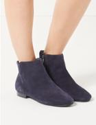 Marks & Spencer Suede Ankle Boots Navy