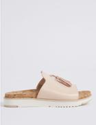 Marks & Spencer Extra Wide Fit Tassel Sliders Blush