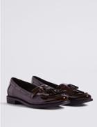Marks & Spencer Tassel Loafers With Insolia Flex&reg; Wine
