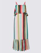 Marks & Spencer Petite Striped Slip Dress Multi
