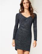 Marks & Spencer Sparkly Jersey Long Sleeve Bodycon Dress Multi
