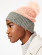 Marks & Spencer Pure Cashmere Pom Pom Beanie Pink