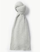 Marks & Spencer Textured Scarf Silver Grey