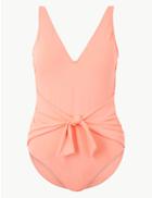 Marks & Spencer Secret Slimming&trade; Padded Plunge Swimsuit Coral