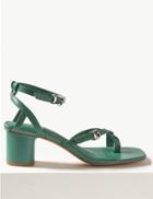 Marks & Spencer Leather Ankle Strap Sandals White