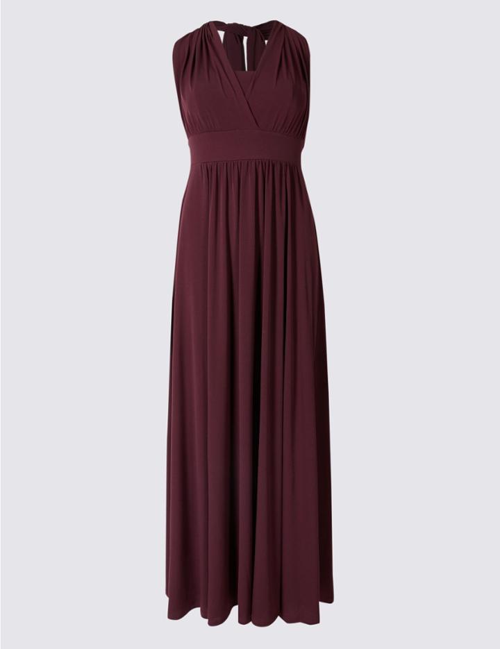 Marks & Spencer Multiway Maxi Dress Blackcurrant