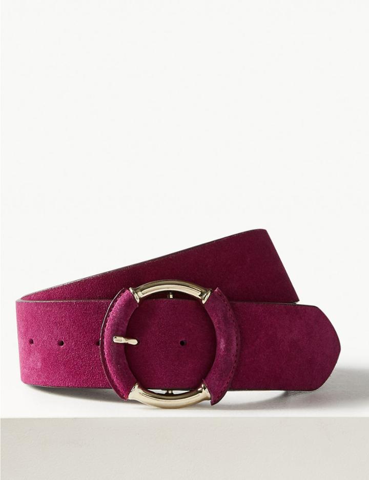 Marks & Spencer Suede Waist Belt Purple