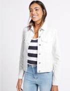 Marks & Spencer Pure Cotton 2 Pocket Jacket White