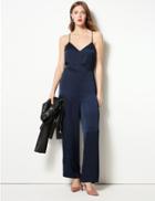 Marks & Spencer Tipped Jumpsuit Navy Mix