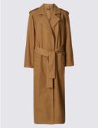 Marks & Spencer Pure Cotton Trench With Stormwear&trade; Cinnamon