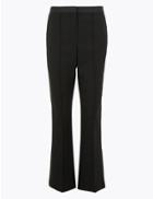 Marks & Spencer Slim Flare Tux Trousers Black