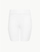 Marks & Spencer Curve Cotton Rich Shorts White