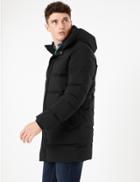 Marks & Spencer Down And Feather Parka Black/black