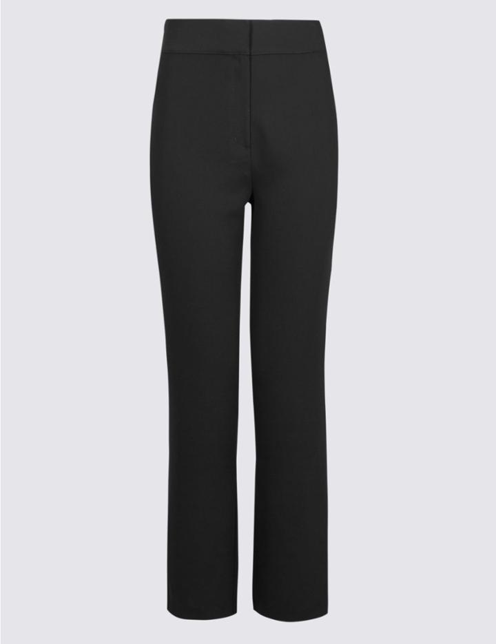 Marks & Spencer Curve Wide Leg Trousers Black