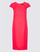 Marks & Spencer Petite Short Sleeve Bodycon Midi Dress Pink