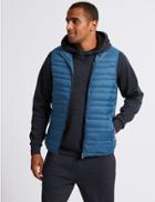 Marks & Spencer Down & Feather Gilet With Stormwear&trade; Dark Marine