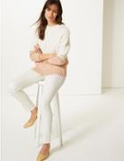 Marks & Spencer Lily Mid Rise Slim Jeans Ecru